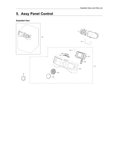 Control panel parts