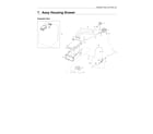Samsung WF45K6500AV/A2-01 drawer housing parts diagram