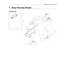 Drawer housing parts