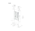 Samsung RS28A5F61SG/AA-00 cabinet parts diagram