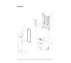 Samsung RS28A5F61SG/AA-00 freezer door parts diagram
