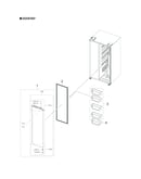 Refrigerator door parts