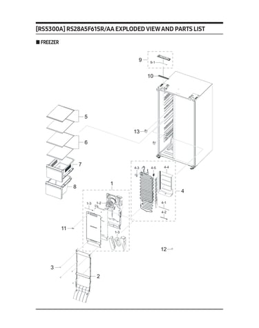 Freezer parts