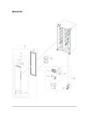 Freezer door parts