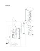 Refrigerator door parts