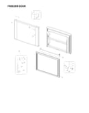 Freezer door parts