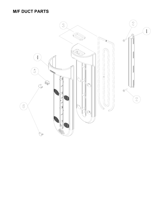 M/F DUCT PARTS