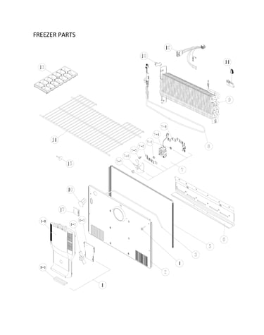 Freezer parts