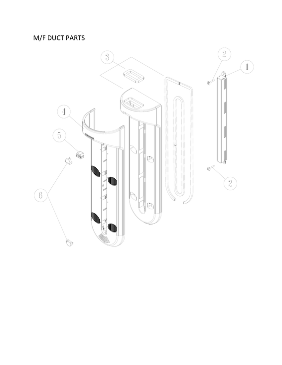M/f duct parts