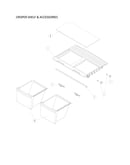Crisper shelf & accessories