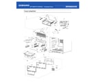 Samsung RF18A5101SG/AA-00 freezer compartment diagram