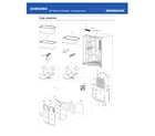 Samsung RF18A5101SG/AA-00 fridge compartment diagram