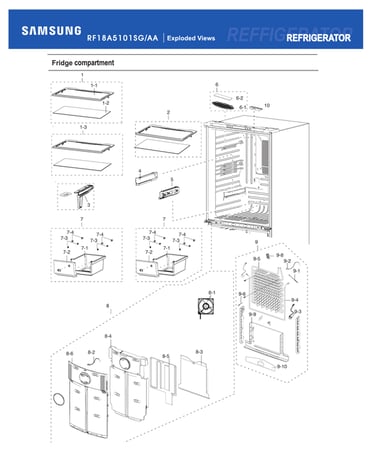 Fridge compartment
