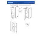Samsung RF18A5101SG/AA-00 refrigerator door compartment diagram