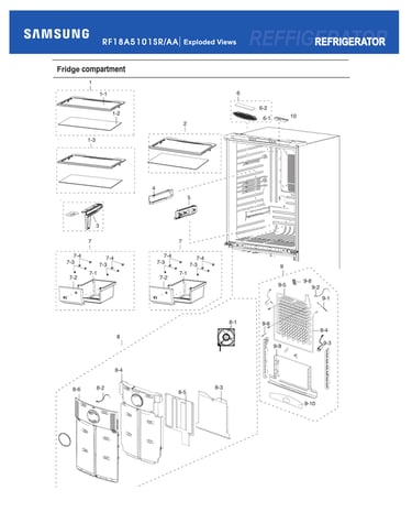 Fridge compartment