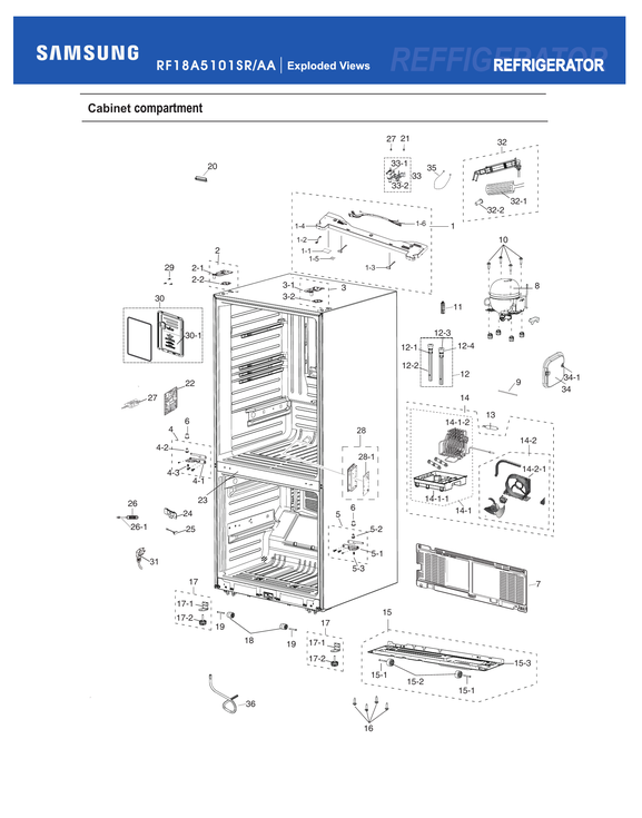 Cabinet compartment