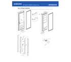 Samsung RF18A5101SR/AA-00 refrigerator door compartment diagram