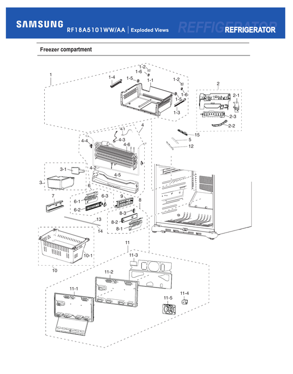 Freezer compartment