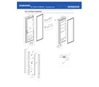 Samsung RF18A5101WW/AA-00 refrigerator door compartment diagram