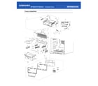 Samsung RF20A5101SG/AA-00 freezer compartment diagram