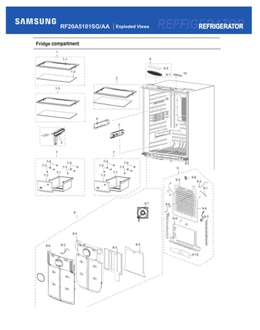 Fridge compartment