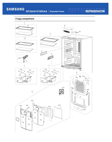 Fridge compartment