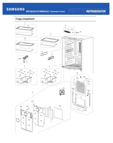 Fridge compartment