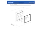 Samsung RF20A5101WW/AA-00 freezer door compartment diagram