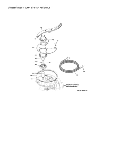 Sump & filter assy