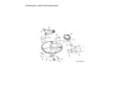 GE GDT655SSJ0SS sump & motor mechanism diagram