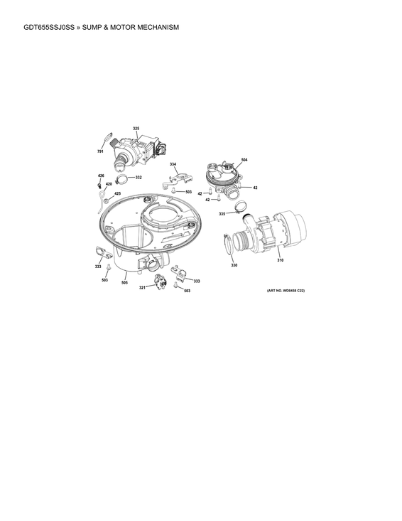 Sump & motor mechanism