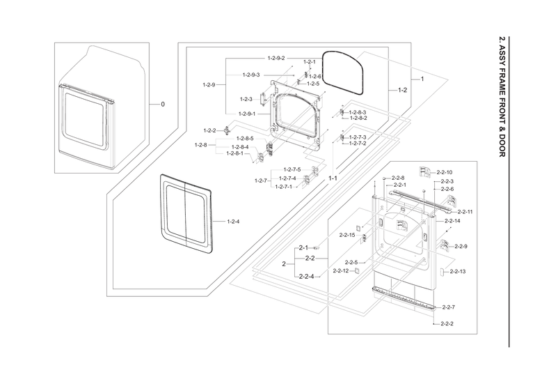 FRONT FRAME & DOOR ASSY