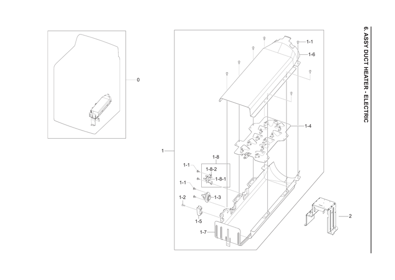 HEATER DUCT - ELECTRIC ASSY