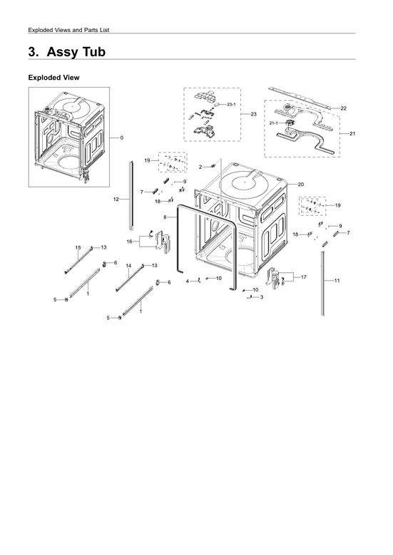 TUB ASSY