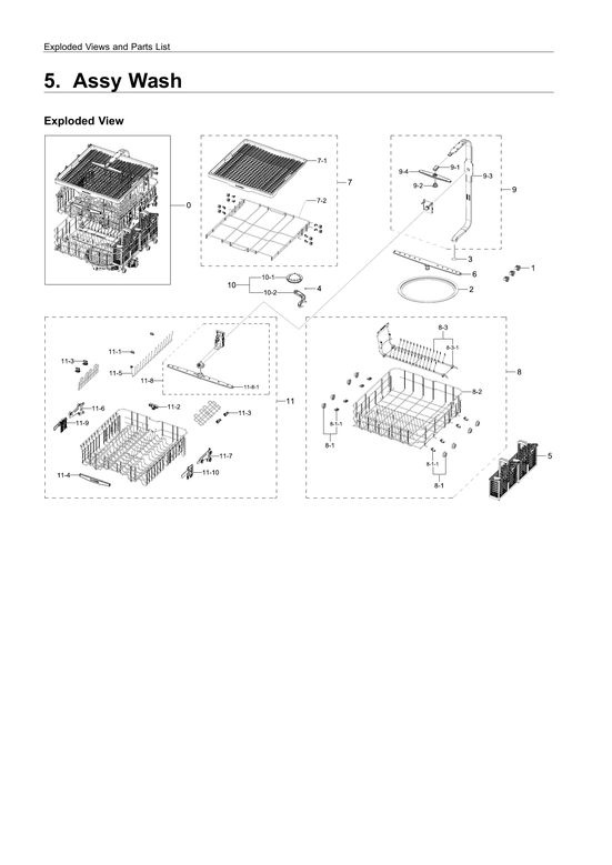 Wash assy