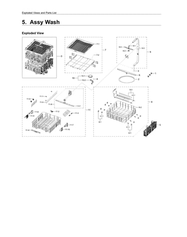 Wash assy