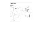 Samsung DW80R5061UG/AA-00 door assy diagram
