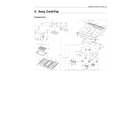 Samsung NX60T8711SG/AA-00 cooktop assy diagram