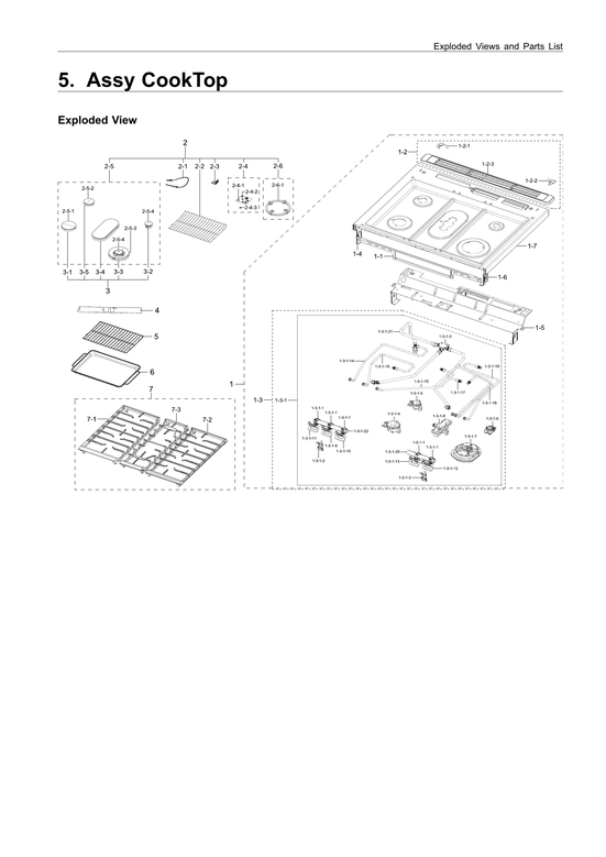Cooktop assy