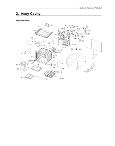 Cavity assy