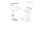 Samsung NX60T8711ST/AA-00 cooktop assy diagram