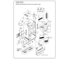 Kenmore Elite 79574113711 case parts diagram