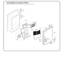 Ice maker & ice bin parts