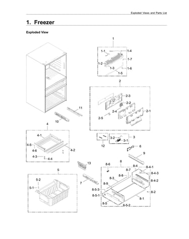 Freezer parts