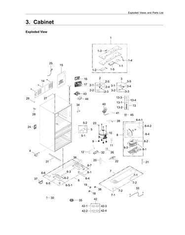 Cabinet parts