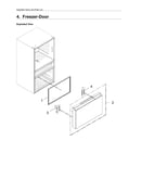 Freezer door parts