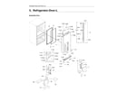 Samsung RF23M8070SR/AA-03 left refrigerator door parts diagram