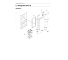 Samsung RF23M8070SR/AA-03 right refrigerator door parts diagram
