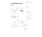 Samsung RF28JBEDBSR/AA-13 freezer parts diagram