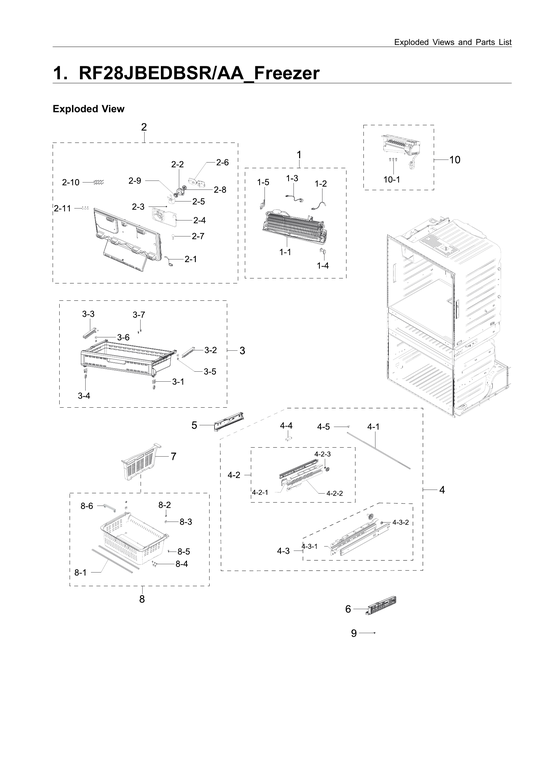 Freezer parts